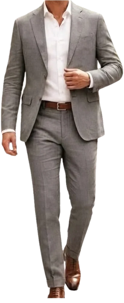 Traje gris